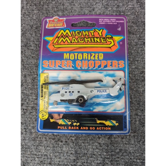 NEW Imperial Mighty Machines Motorized Super Choppers Police Helicopter No.8538 - Picture 1 of 2